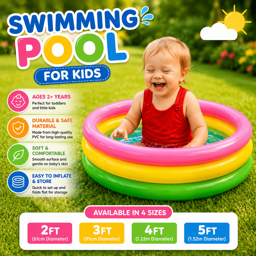 π
INTEX Sunset Glow Deluxe Pool β 3FT Premium Baby Splash Pool