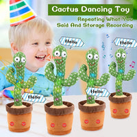 Rechargeable Musical Dancing & Talking Cactus Toy