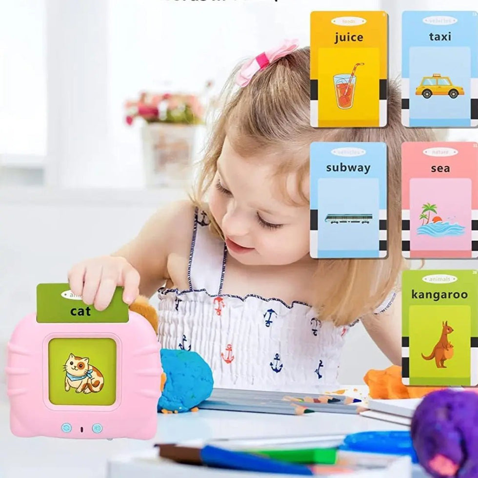 Education English Talking Flash Cards Learning Machine For Kids