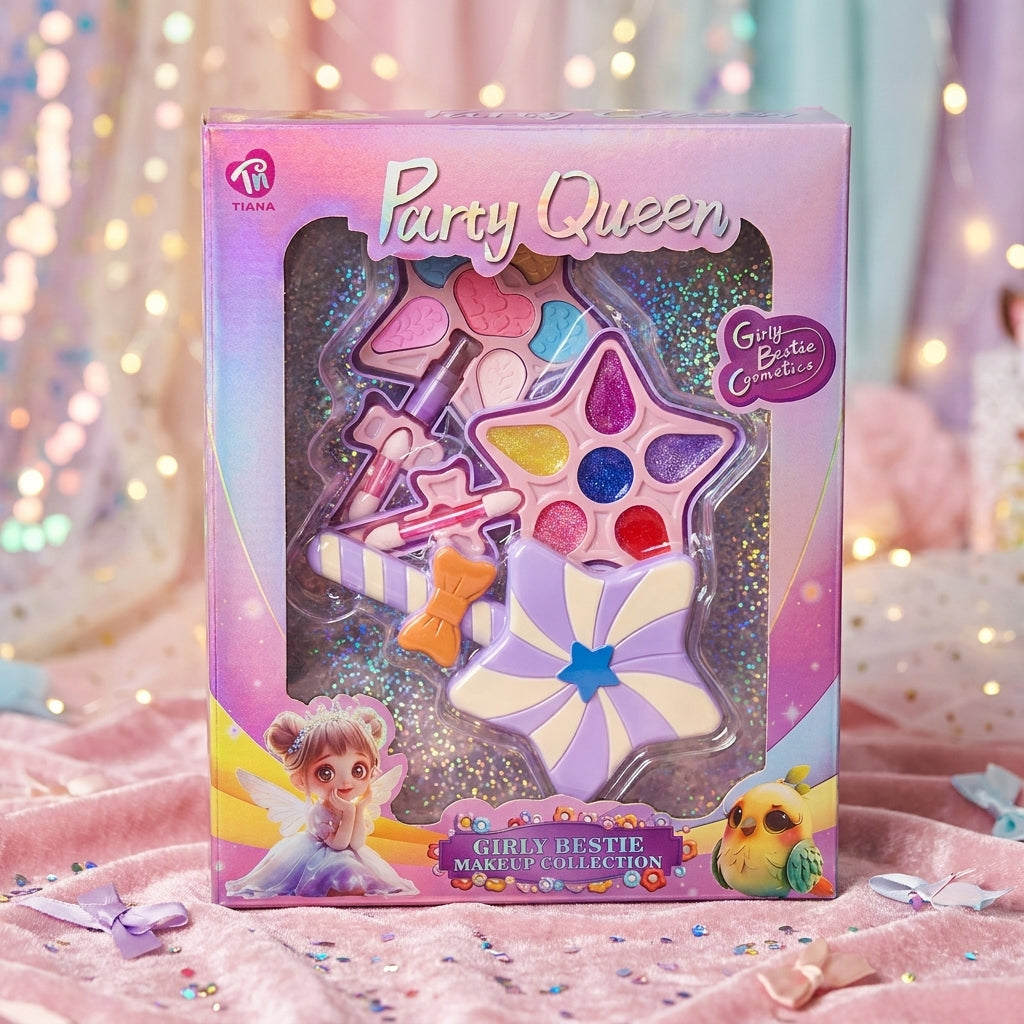 π Party Queen Glam Kit β Mini Beauty & Dress-Up Fun Set for Girls