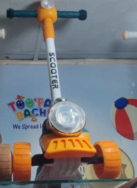 π΄ GoldenZip Kids Scooty β Bright Yellow Fun Ride Scooter