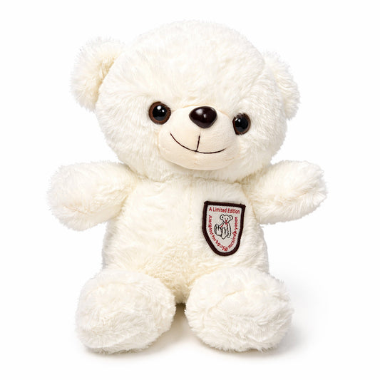 Cute White Teddy Bear Soft Plush Toy – Ultra Soft & Huggable Stuffed Toy for Kids