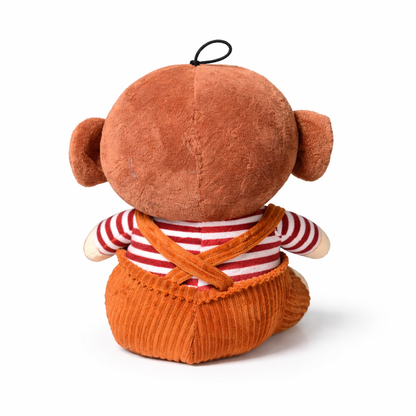 Plush Monkey – Cute Striped Tee Stuffed Animal