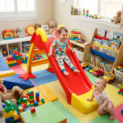 ⭐ 3 Steps Royal Adventure Slide & Swing Set