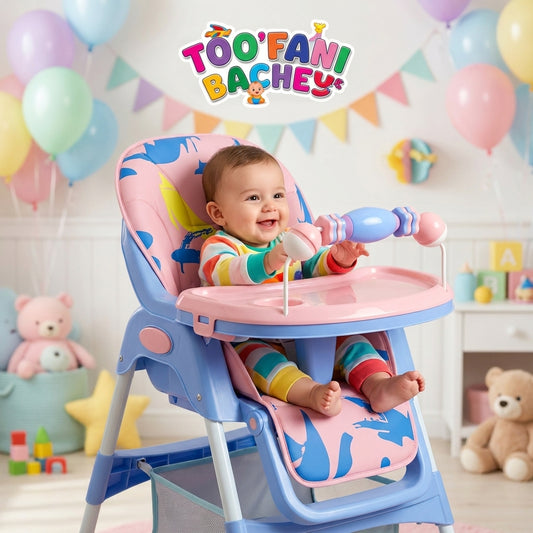 🪑 SpinJoy Kids Revolving High Chair – 360° Fun Feeding & Play Seat