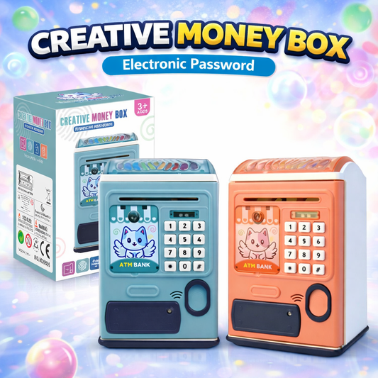 Electronic ATM Bank for Kids with Fingerprint & Password