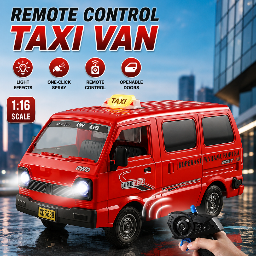 Remote Control Taxi Van for Kids
