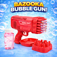 🚀 Galaxy Rocket Bubble Bazooka – Electric Automatic Bubble Blaster