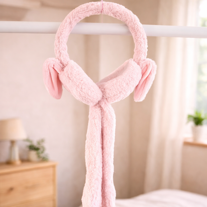 Bunny Earmuffs for Kids – Soft Warm Rabbit Ear Muffs with Moving Ears