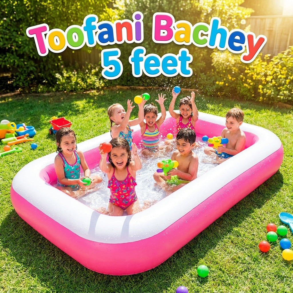 INTEX  Rectangular Family Lagoon Pool – 5.5Premium Swimming Pool