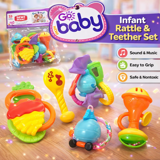 Colorful Musical Baby Rattles Toy