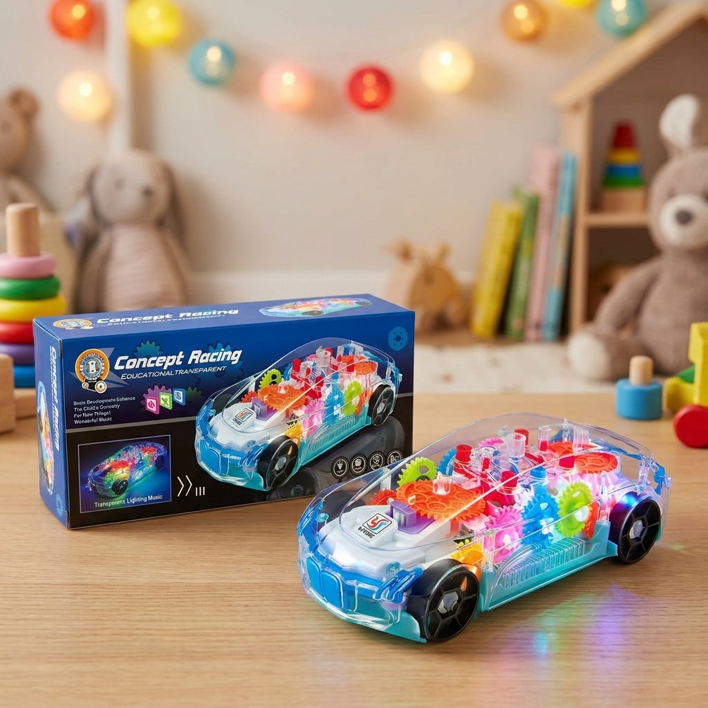 TurboFlash Concept Racing Car – Neon Speed Edition Toy