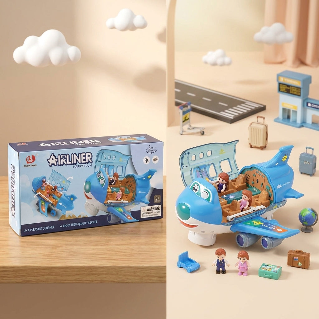 SkyVoyager Airliner – Premium Passenger Aircraft Model Toy