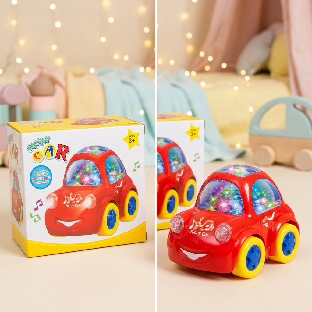 Giggle Wheels Funny Car – Musical Light-Up Adventure Toy