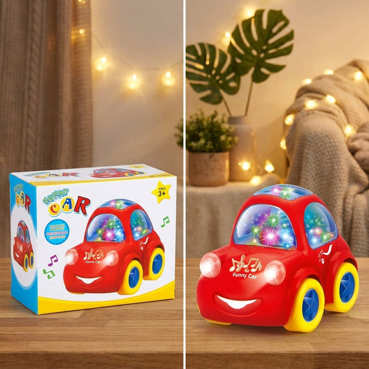 Giggle Wheels Funny Car – Musical Light-Up Adventure Toy