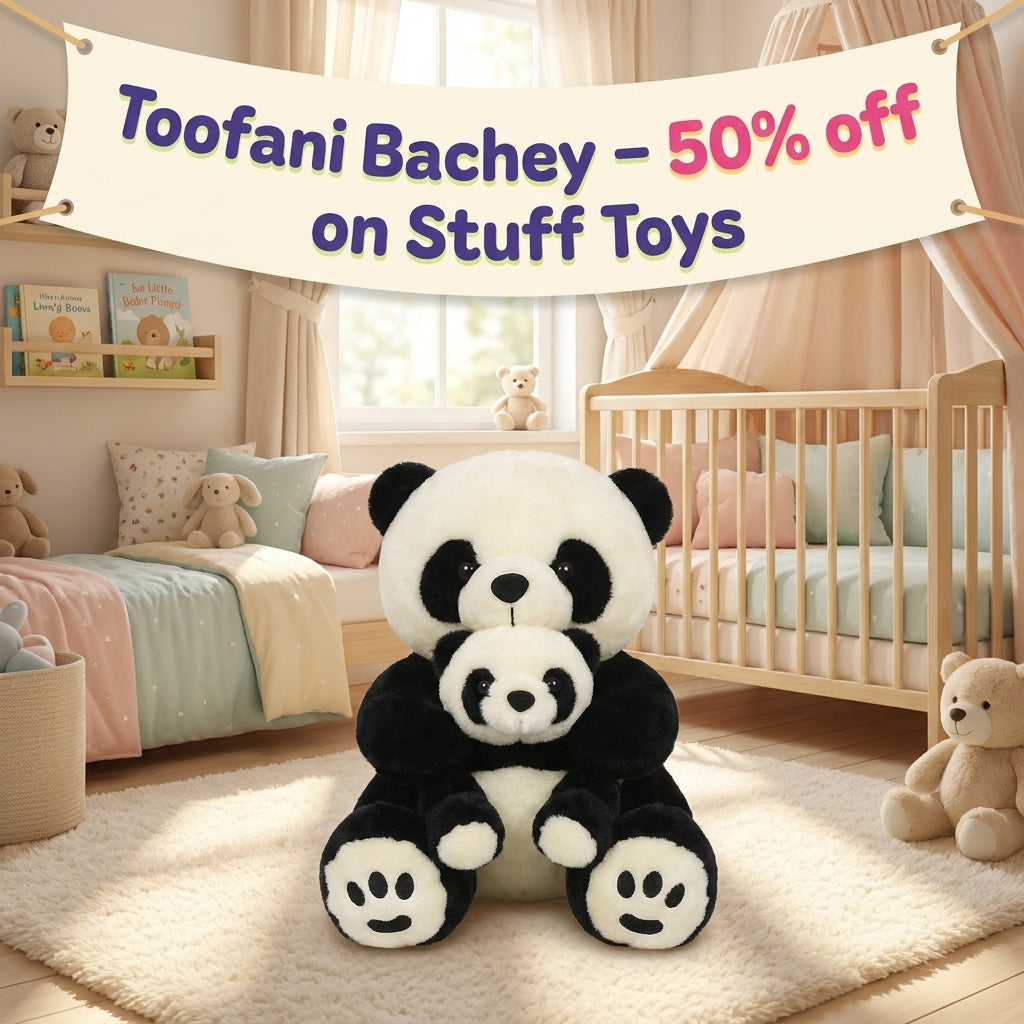 🐼 SnugglePanda Soft Plush Toy – Ultra Cuddly Panda Friend