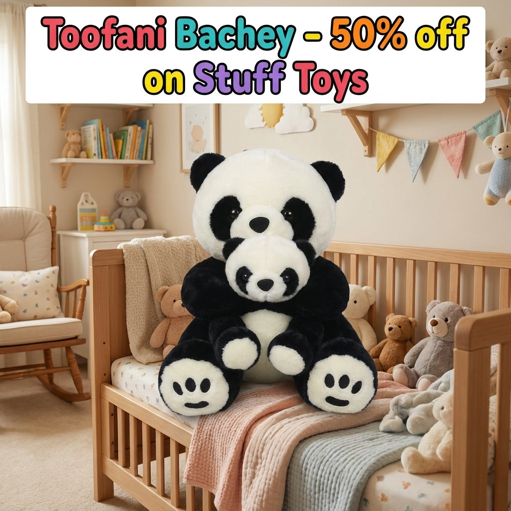 🐼 SnugglePanda Soft Plush Toy – Ultra Cuddly Panda Friend