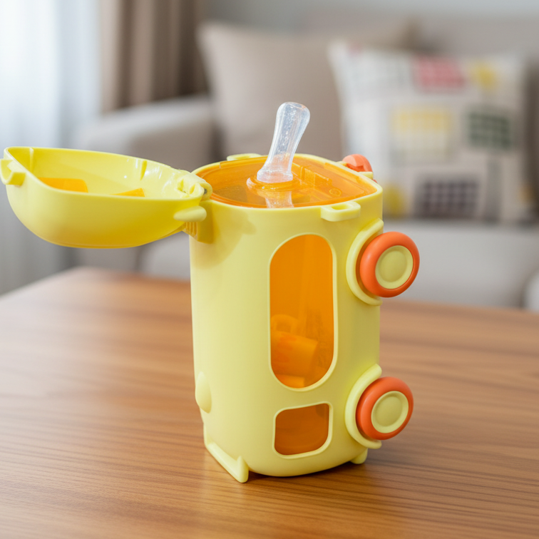 Kids Bus Shape Water Bottle | 500ML