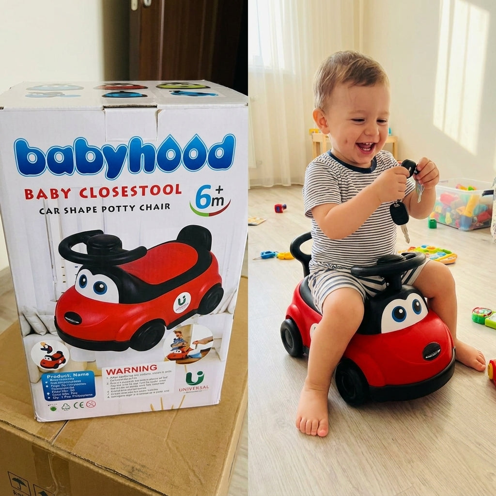 Tiny car Potty Trainer – Comfortable Toilet Training Chair for Toddlers