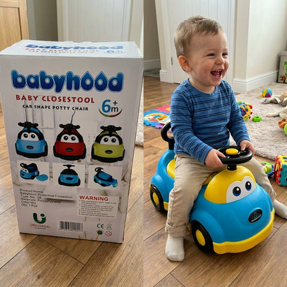 Tiny car Potty Trainer – Comfortable Toilet Training Chair for Toddlers