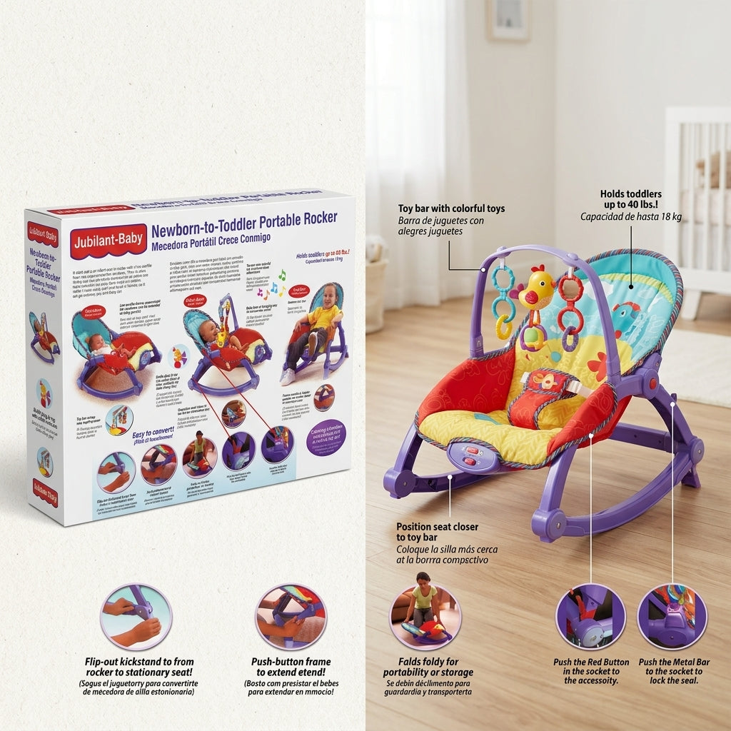 Newborn-to-Toddler Portable Rocker