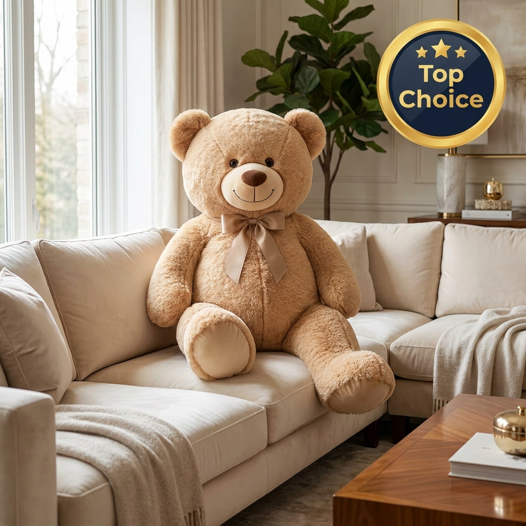 Honey Hug Teddy Bear – 107 CM (3.5 FT) ⭐