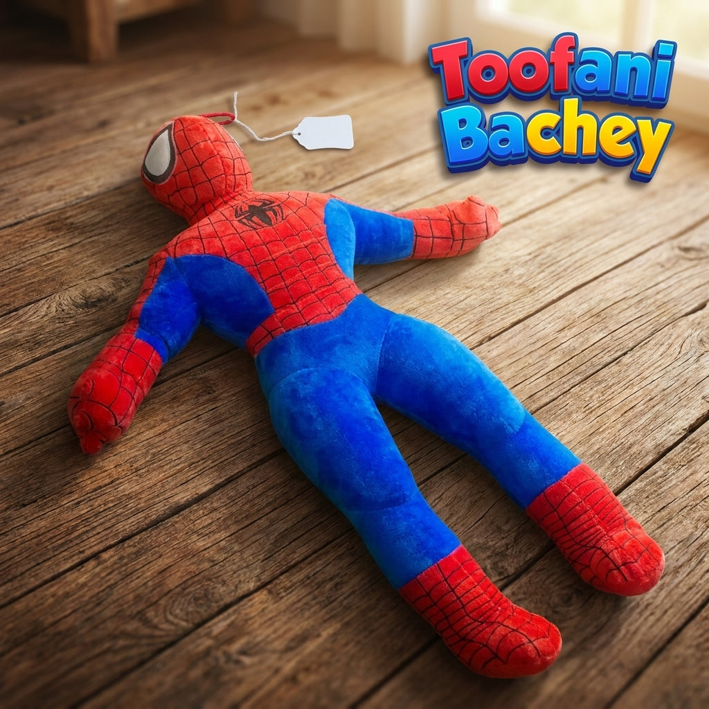 Mega Spider Hero Plush – 22 Inch (56 Cm) Giant Superhero Stuffed Toy