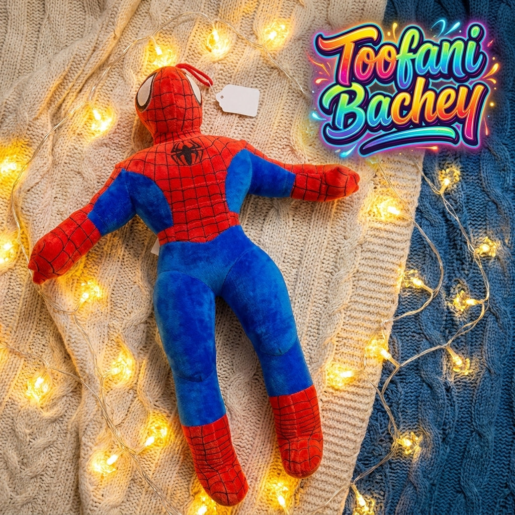 Mega Spider Hero Plush – 22 Inch (56 Cm) Giant Superhero Stuffed Toy