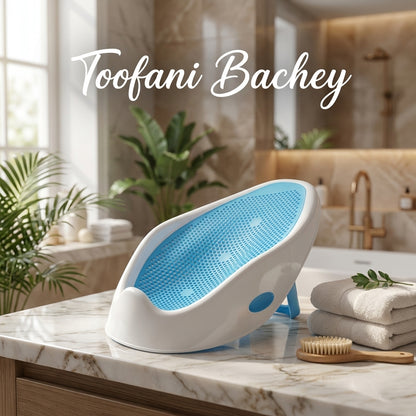 🛁 AquaFish Baby Bather Seat – Soft, Comfortable & Safe Bath Support for Newborns and Infants