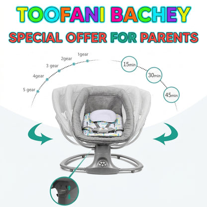 👑 Mastela Serenity Pro 3-in-1 Electric Baby Swing & Bassinet