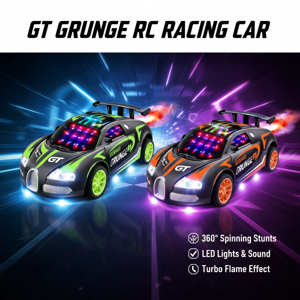 Spray Remote Control Car with Smoke Effect & LED Lights