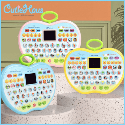 Learning Laptop For Kids Apple Shape
