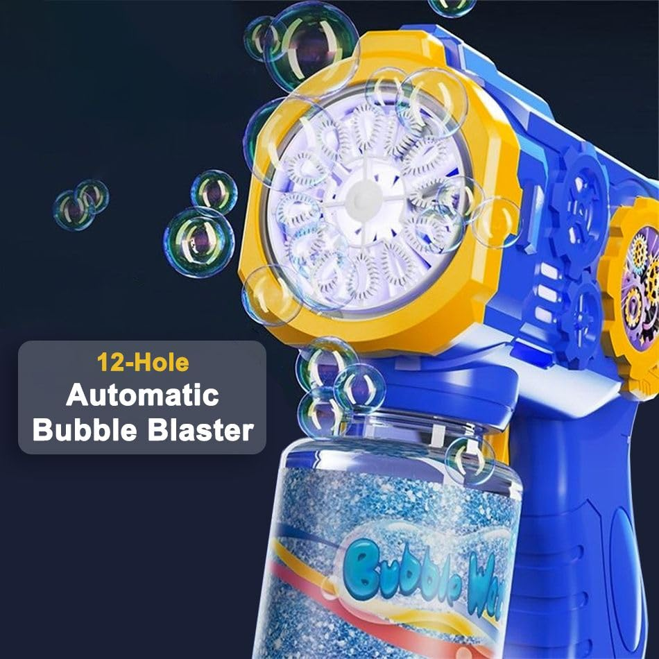 Automatic Bubble Blaster Gun Toy for Boys & Girls