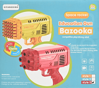 🚀 Galaxy Rocket Bubble Bazooka – Electric Automatic Bubble Blaster