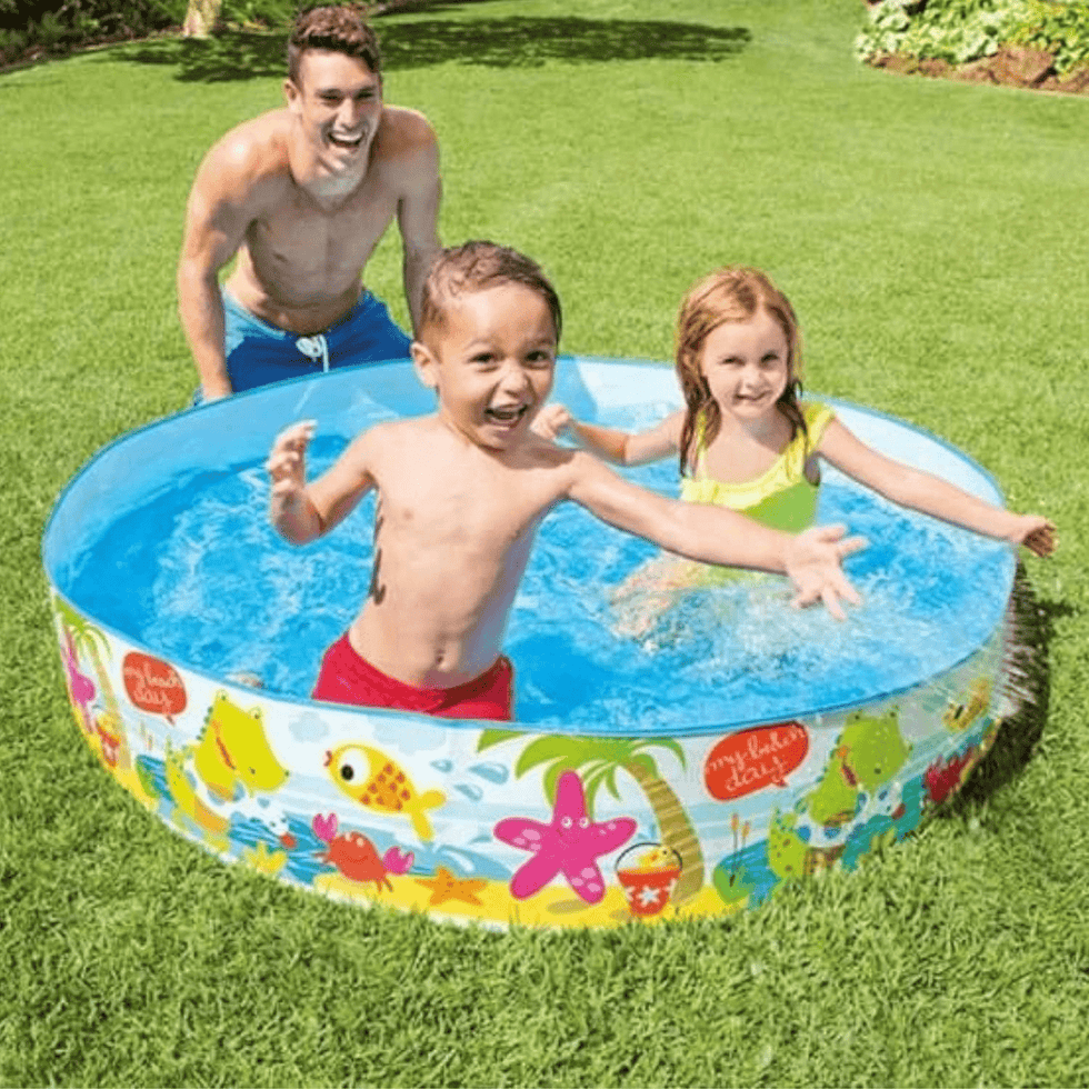 INTEX Duckling Adventure Pool – 5FT Jumbo Kids Splash Pool