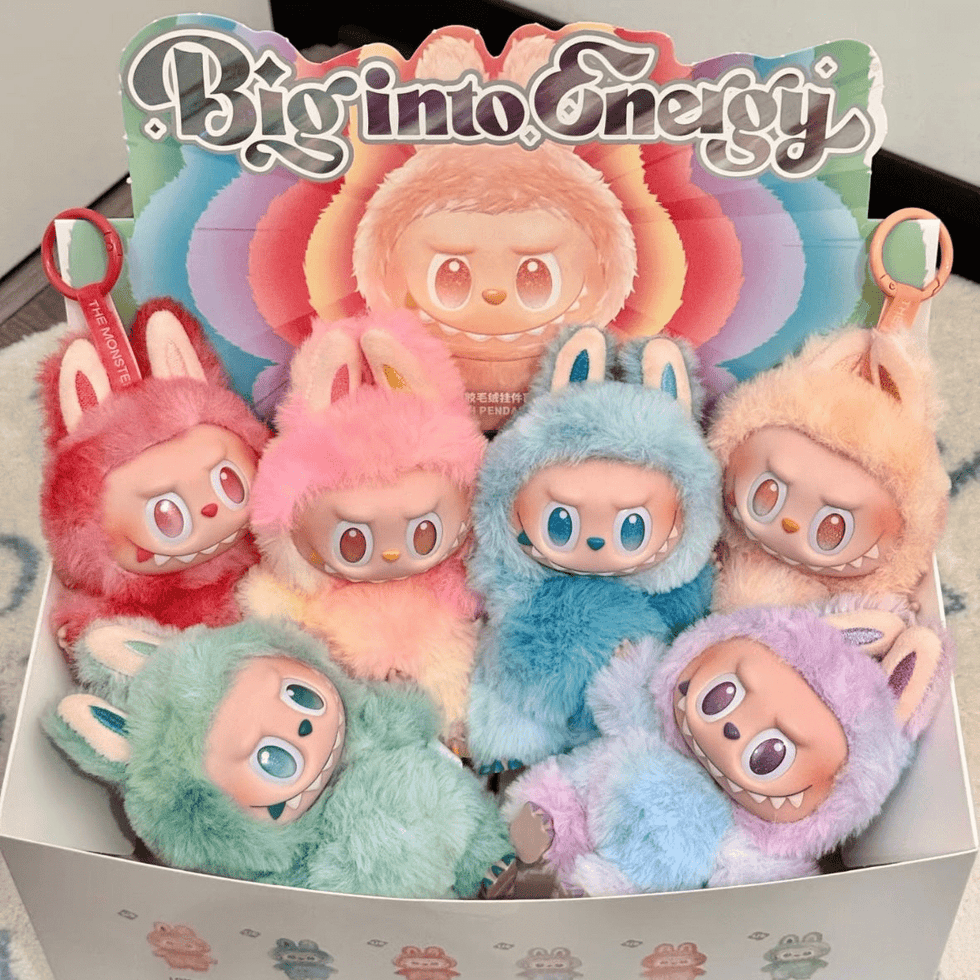 Labubu Big Into Energy Monster Keychain Blind Box – Cute Viral Collectible Toy (1 PC, Random Character)